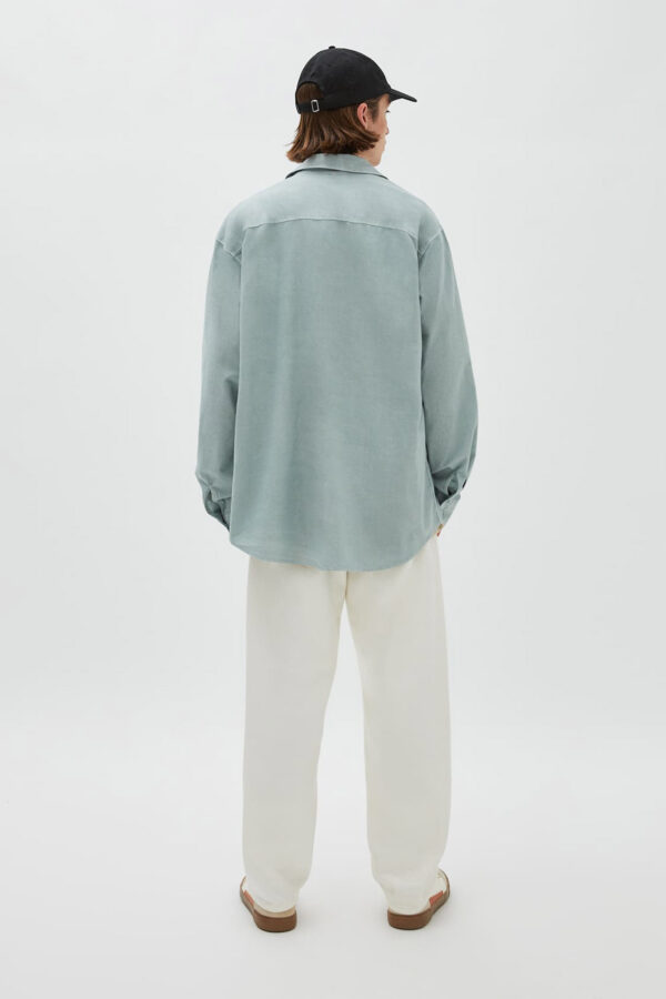 Cotton and Linen Basic Shirt - Image 2